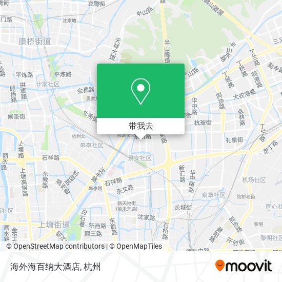 海外海百纳大酒店地图
