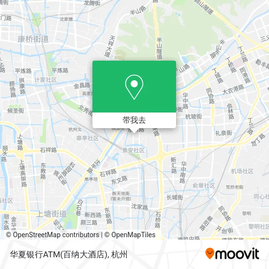 华夏银行ATM(百纳大酒店)地图