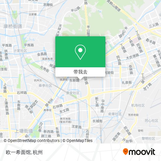 欧一希面馆地图