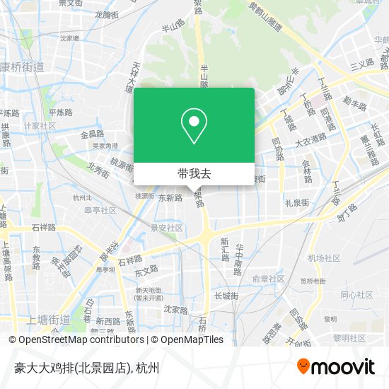 豪大大鸡排(北景园店)地图