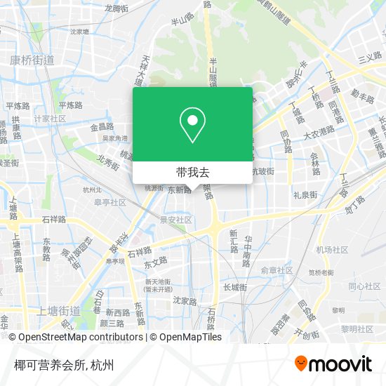 椰可营养会所地图