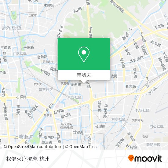 权健火疗按摩地图