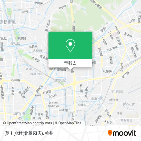 莫卡乡村(北景园店)地图