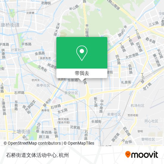 石桥街道文体活动中心地图