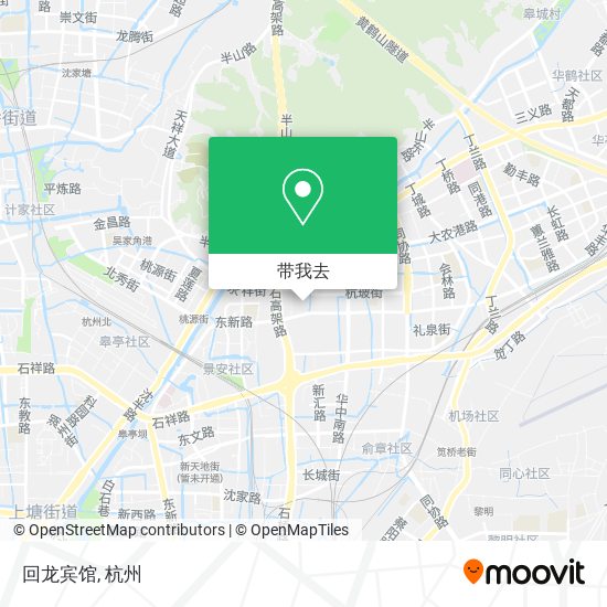 回龙宾馆地图