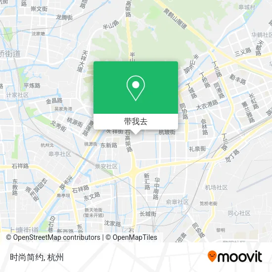 时尚简约地图
