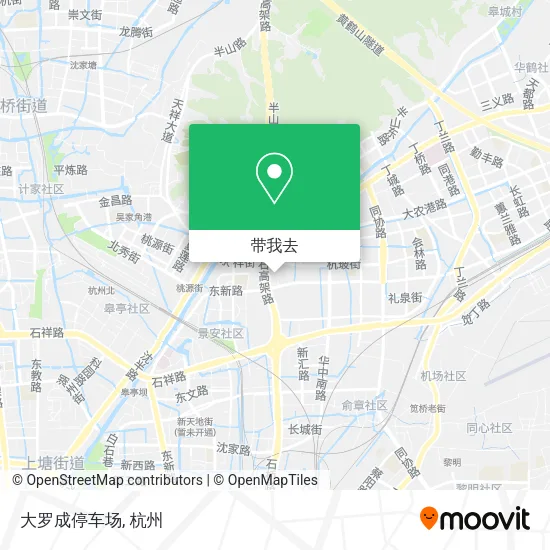 大罗成停车场地图