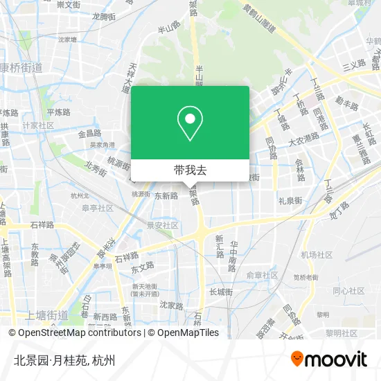 北景园·月桂苑地图