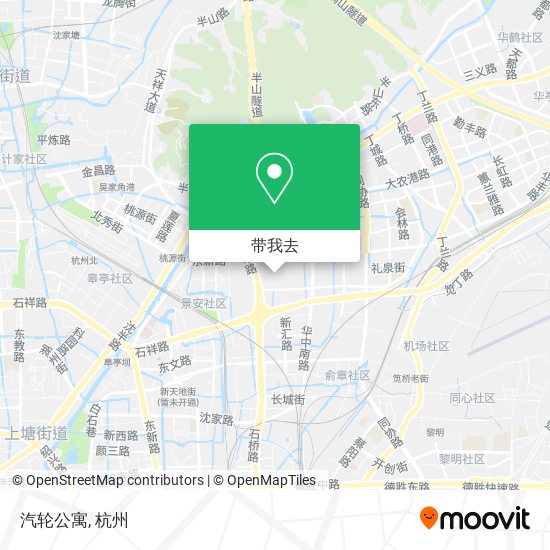 汽轮公寓地图