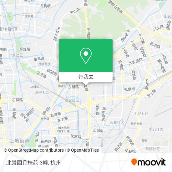 北景园月桂苑-3幢地图