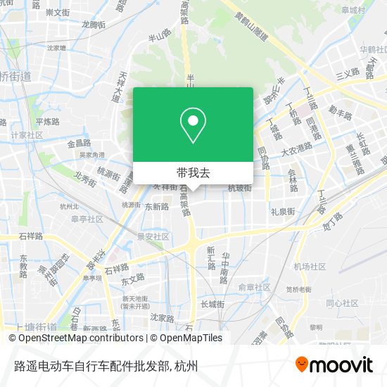 路遥电动车自行车配件批发部地图