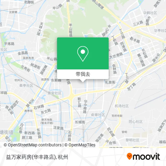 益万家药房(华丰路店)地图