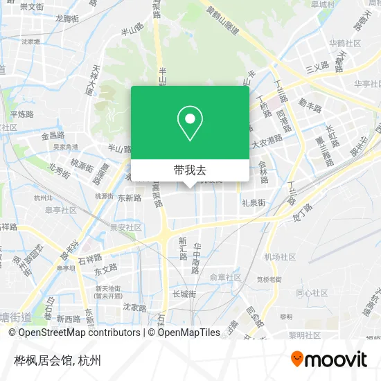 桦枫居会馆地图