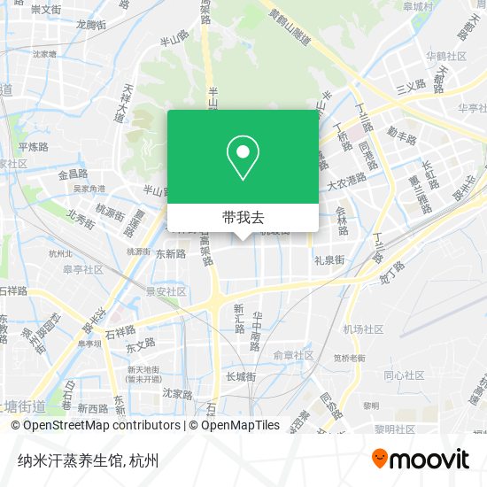 纳米汗蒸养生馆地图
