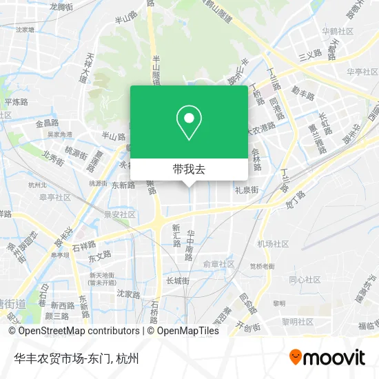 华丰农贸市场-东门地图
