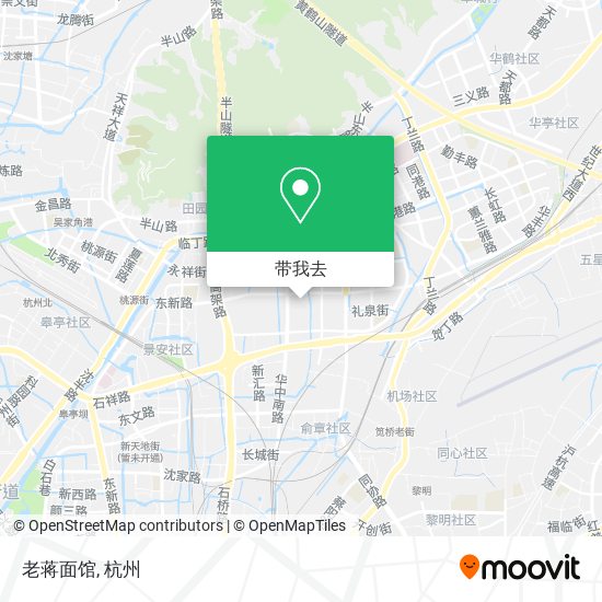 老蒋面馆地图