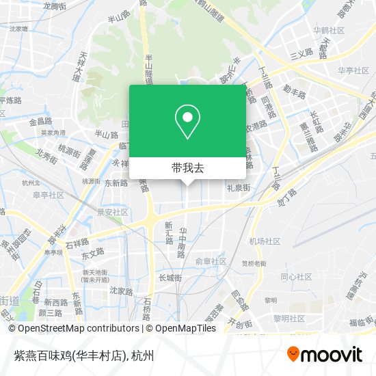 紫燕百味鸡(华丰村店)地图