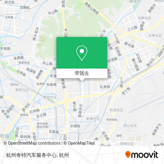 杭州奇特汽车服务中心地图