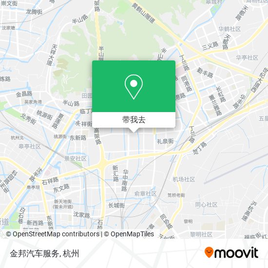 金邦汽车服务地图