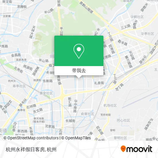 杭州永祥假日客房地图