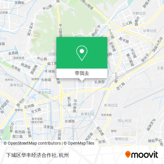 下城区华丰经济合作社地图