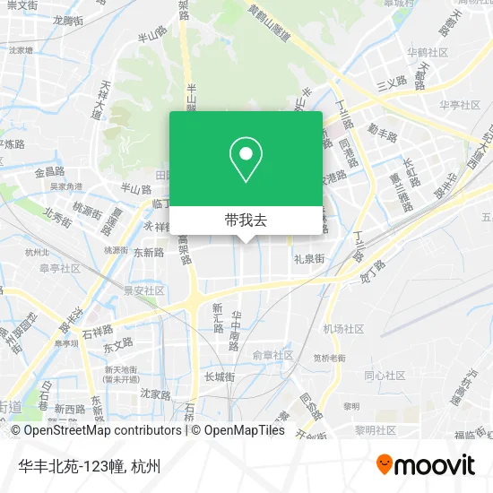 华丰北苑-123幢地图