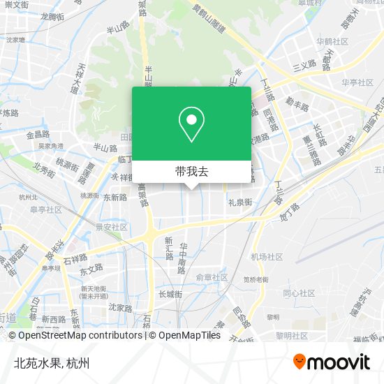 北苑水果地图