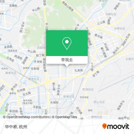 华中桥地图
