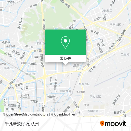 千凡新浪浴场地图