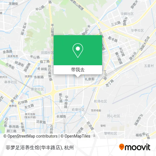 菲梦足浴养生馆(华丰路店)地图