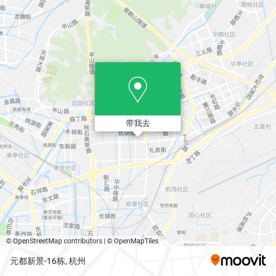 元都新景-16栋地图