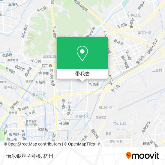 怡乐银座-4号楼地图