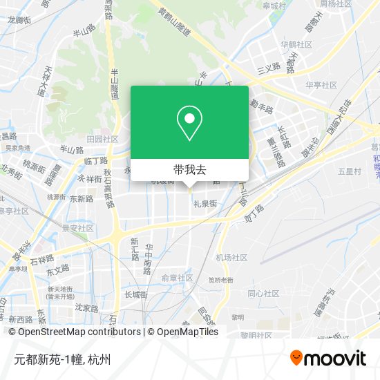 元都新苑-1幢地图