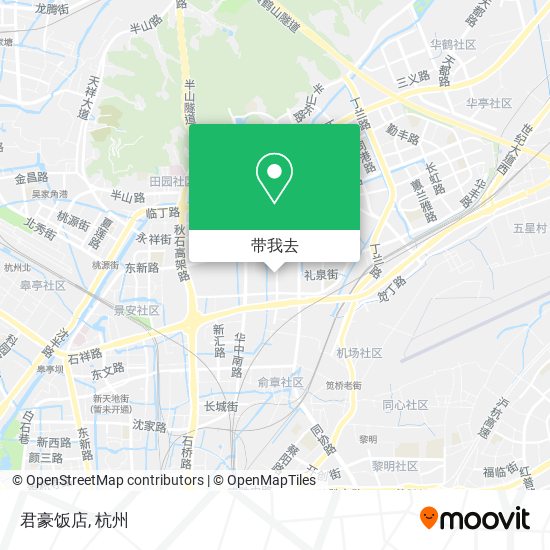 君豪饭店地图