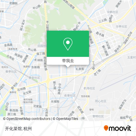 开化菜馆地图