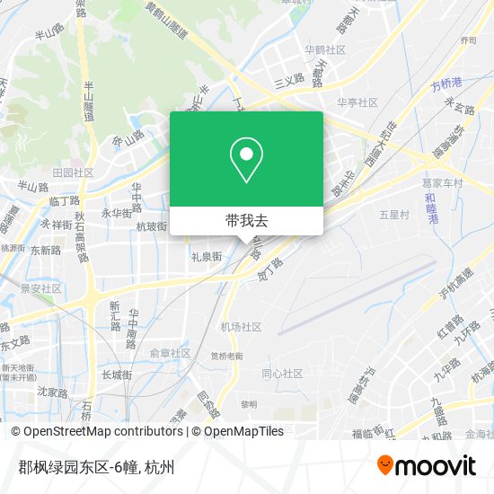 郡枫绿园东区-6幢地图