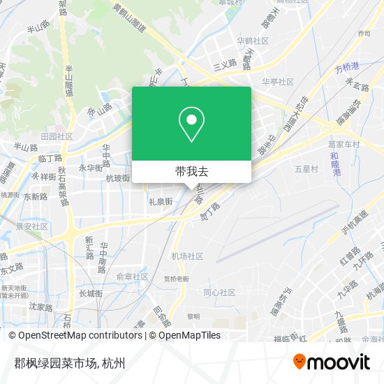 郡枫绿园菜市场地图