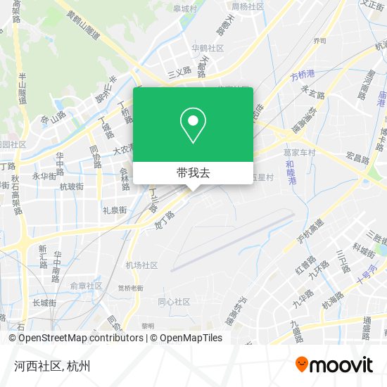 河西社区地图