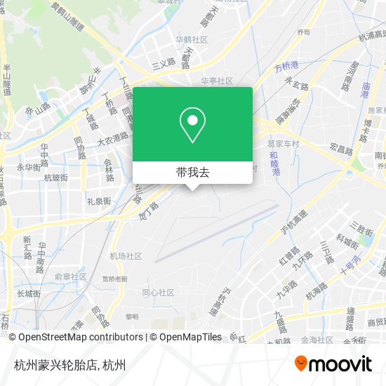 杭州蒙兴轮胎店地图