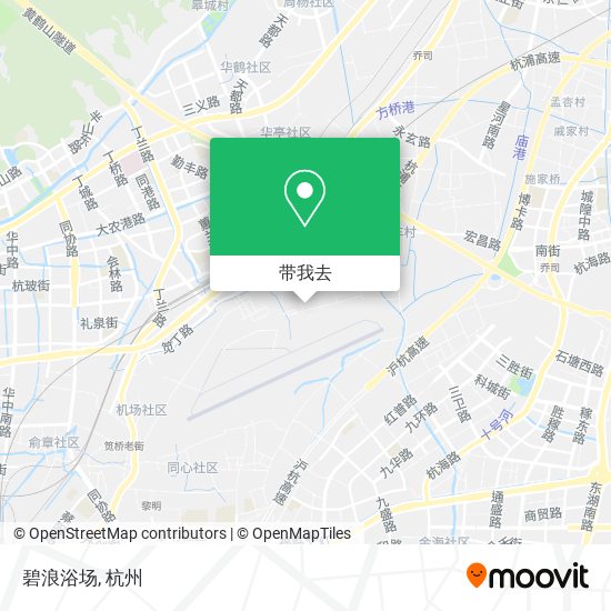 碧浪浴场地图
