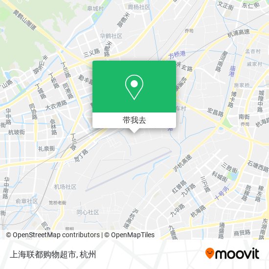 上海联都购物超市地图