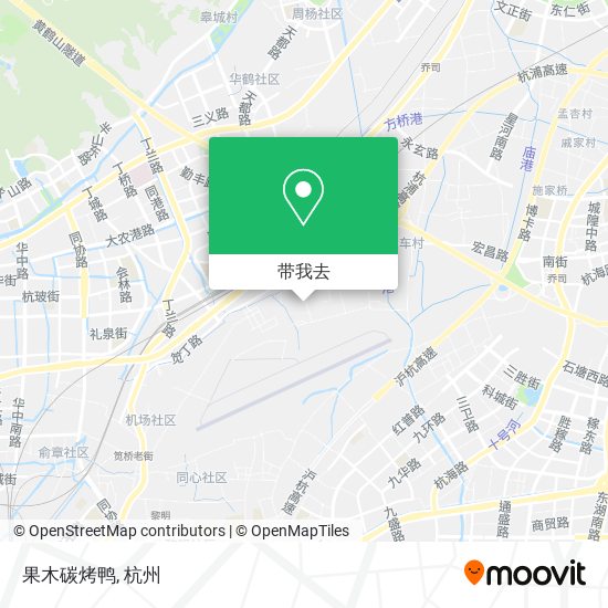果木碳烤鸭地图