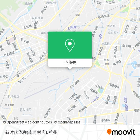 新时代华联(南蒋村店)地图