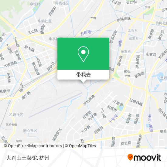 大别山土菜馆地图