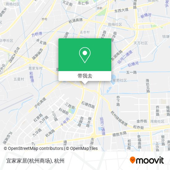 宜家家居(杭州商场)地图