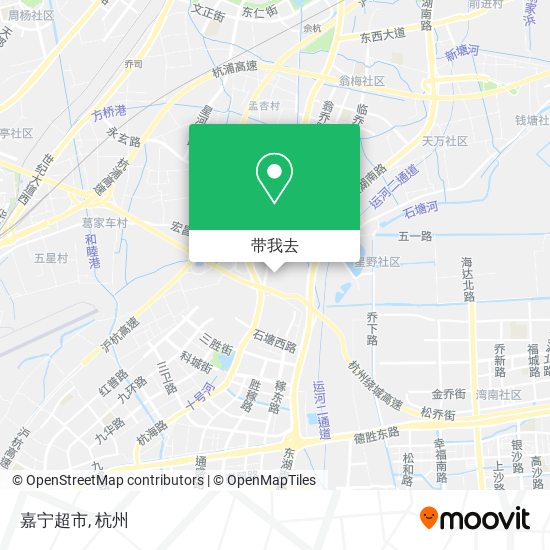 嘉宁超市地图