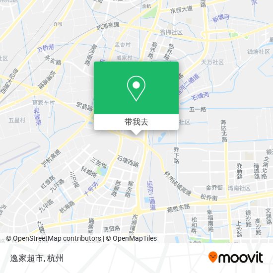 逸家超市地图