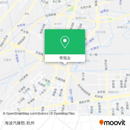 海波汽修部地图