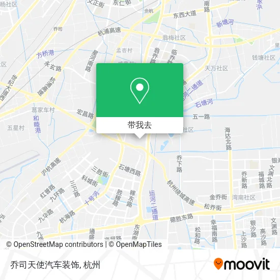 乔司天使汽车装饰地图