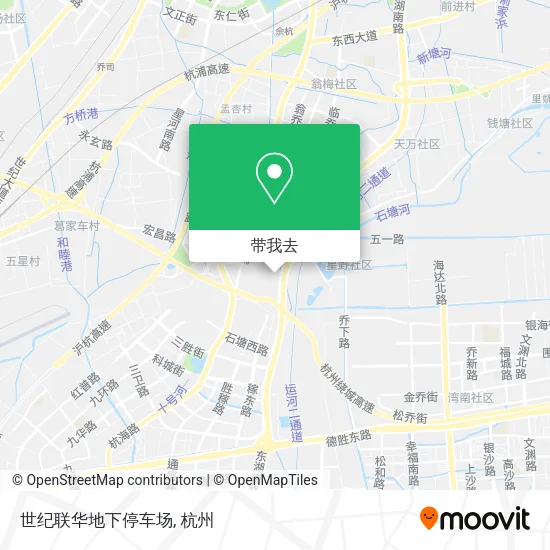 世纪联华地下停车场地图
